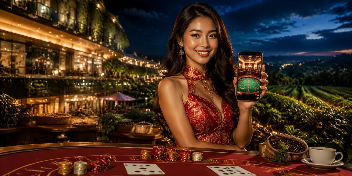 Màn hình slots neon tại Sài Gòn về đêm – không khí casino trực tuyến owin