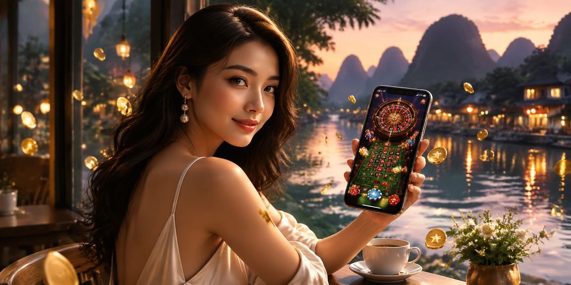 Người dùng ngồi uống cà phê tại Ninh Bình theo dõi kèo thể thao trên điện thoại